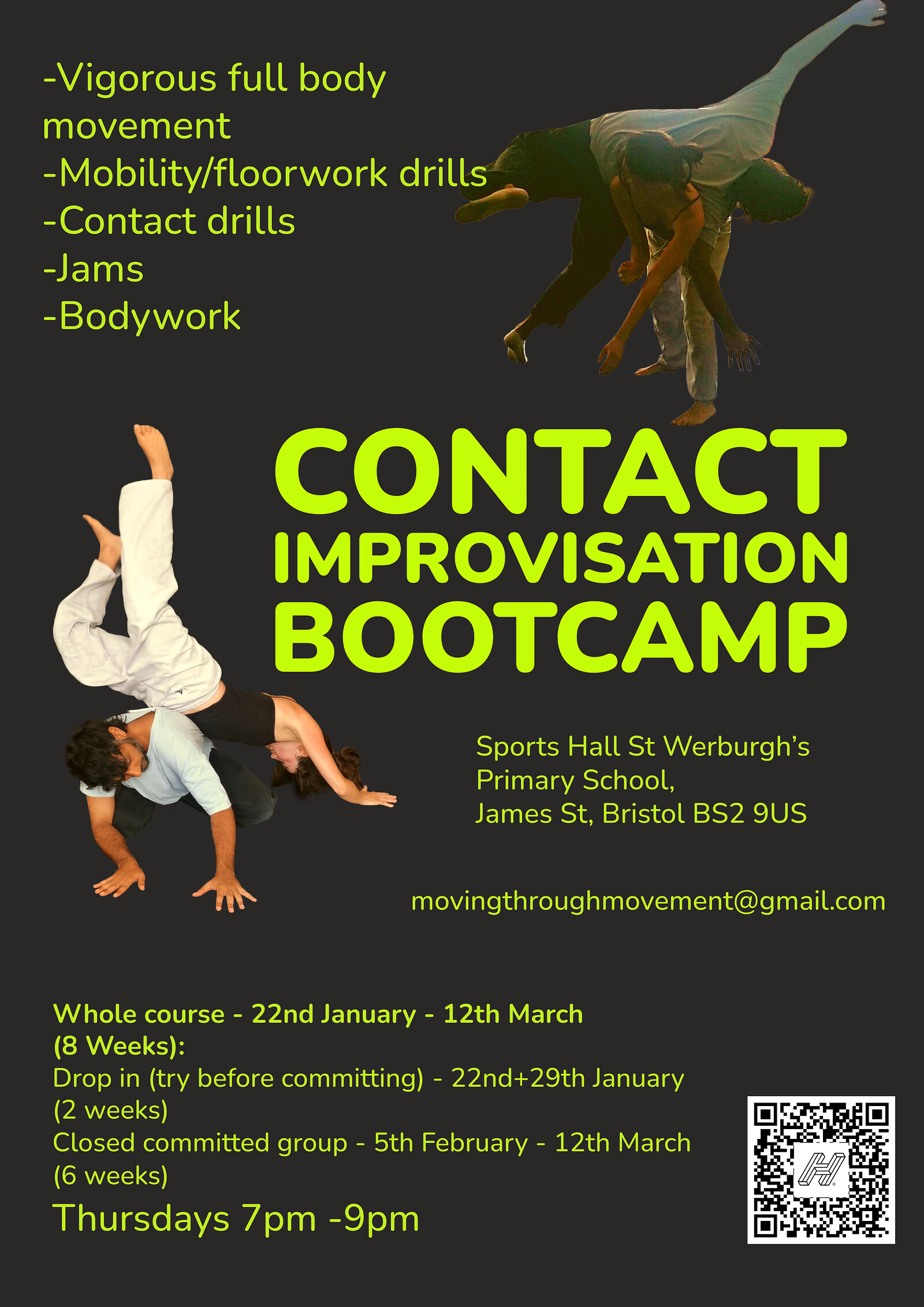 Contact Improvisation BOOTCAMP